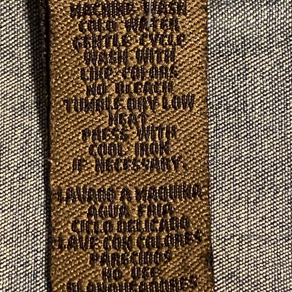 Vintage women’s sleeveless denim top - Picture 3 of 3